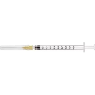 PIC Strzykawka z igłą 1 ml 26G 0,45 x 12,7 mm 1 sztuka