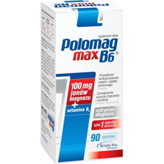 POLOMAG B6 MAX, 90 tabletek - zdjęcie poglądowe #1