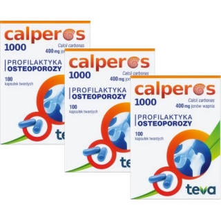 3 x CALPEROS 1000, osteoporoza, 100 kapsułek - zdjęcie poglądowe #1