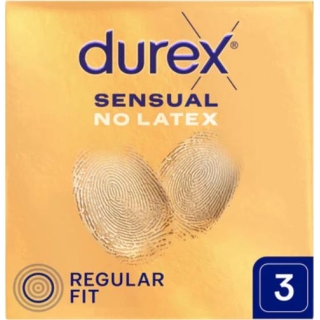 DUREX Sensual No Latex Prezerwatywy nielateksowe, 3 sztuki - zdjęcie poglądowe #1