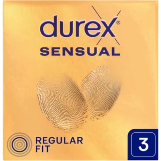 DUREX Sensual Prezerwatywy supercienkie, 3 sztuki - zdjęcie poglądowe #1