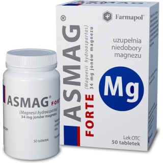 ASMAG Forte 0,034 g Mg2+, 50 tabletek - zdjęcie poglądowe #1