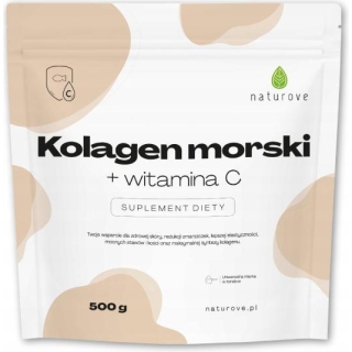 Kolagen morski z witaminą C naturove, 500 g - zdjęcie poglądowe #1
