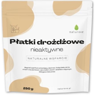 Płatki drożdżowe nieaktywne naturove, 250 g - zdjęcie poglądowe #1
