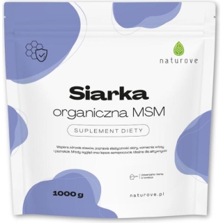 Siarka organiczna MSM naturove, 1000 g - zdjęcie poglądowe #1