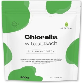 Chlorella w tabletkach naturove, 200 g - zdjęcie poglądowe #1
