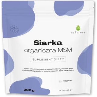 Siarka organiczna MSM naturove, 200 g - zdjęcie poglądowe #1
