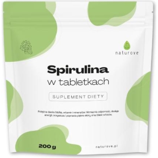 Spirulina w tabletkach naturove, 200 g - zdjęcie poglądowe #1