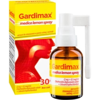 GARDIMAX Medica lemon spray, 30 ml - zdjęcie poglądowe #1