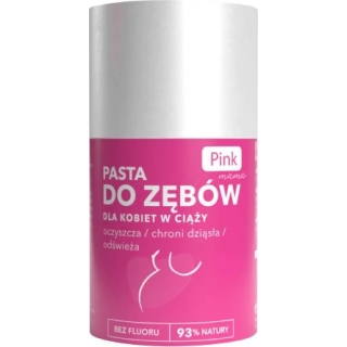 PINK MAMA Pasta do zębów dla kobiet w ciąży bez fluoru, 50 ml - zdjęcie poglądowe #1