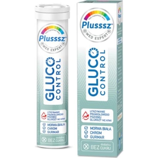 PLUSSSZ Gluco Control, 20 tabletek musujących - zdjęcie poglądowe #1