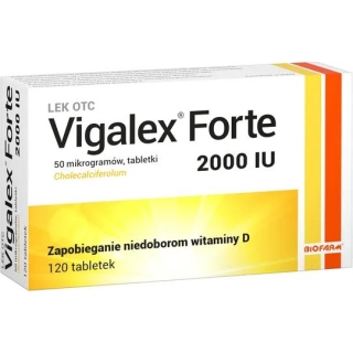 VIGALEX Forte 2000, 120 tabletek - zdjęcie poglądowe #1