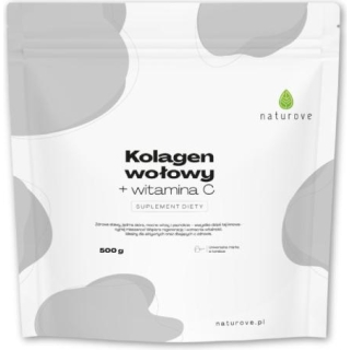 Kolagen wołowy z witaminą C naturove, 500 g - zdjęcie poglądowe #1