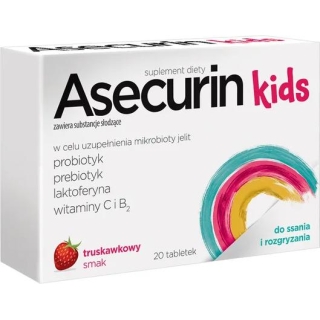 ASECURIN Kids tabletki do ssania, 20 sztuk - zdjęcie poglądowe #1