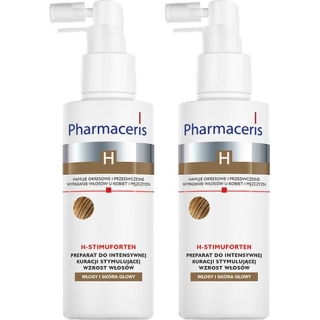 PHARMACERIS H Stimuforten Preparat hamujący wypadanie włosów, 2 x 125 ml - zdjęcie poglądowe #1