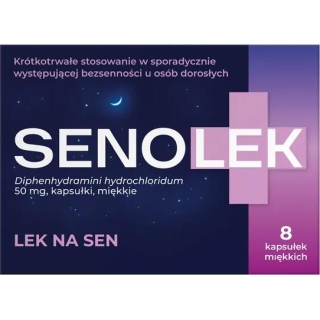 SENOLEK 50 mg, 8 kapsułek - zdjęcie poglądowe #1