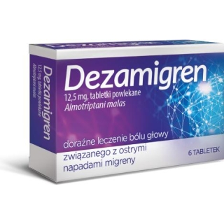DEZAMIGREN 12,5 mg, 6 tabletek - zdjęcie poglądowe #1