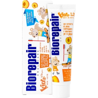 BIOREPAIR Junior Kids Pasta do mycia zębów brzoskwinia 0-6 lat, 50 ml - zdjęcie poglądowe #1
