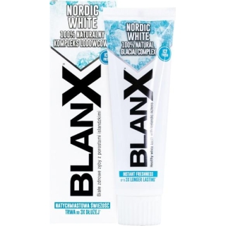 BLANX Nordic White pasta do zębów, 75 ml - zdjęcie poglądowe #1