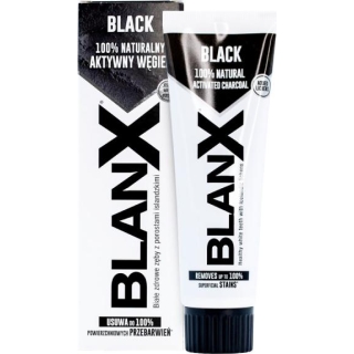 BLANX Black pasta do zębów wybielająca, 75 ml - zdjęcie poglądowe #1