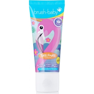 BRUSH-BABY Pasta do mycia zębów dla dzieci owocowa 3-6 lat, 50 ml - zdjęcie poglądowe #1
