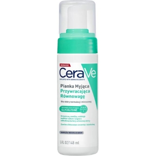 CERAVE Pianka myjąca przywracająca równowagę dla skóry normalnej i mieszanej, 473 ml - zdjęcie poglądowe #1