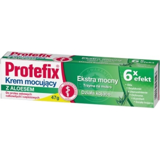 PROTEFIX Krem mocujący ekstra z aloesem, 47 g - zdjęcie poglądowe #1