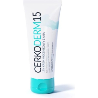 CERKODERM Krem mocznikowy z AHA 15%, 75 ml