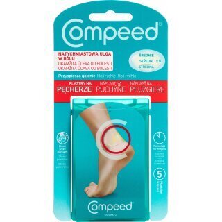 COMPEED Plastry na pęcherze średnie 5 sztuk - zdjęcie poglądowe #1