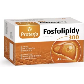 PROTEGO Fosfolipidy 300, 45 kapsułek - zdjęcie poglądowe #1