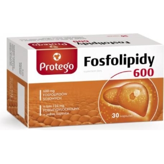 PROTEGO Fosfolipidy 600, 30 kapsułek - zdjęcie poglądowe #1