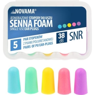 NOVAMA Senna Foam stopery do uszu, 10 sztuk - zdjęcie poglądowe #1