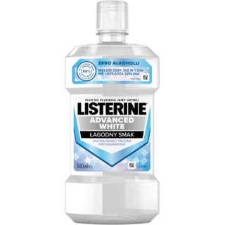 LISTERINE Advanced White Łagodny Smak, 500 ml - zdjęcie poglądowe #1