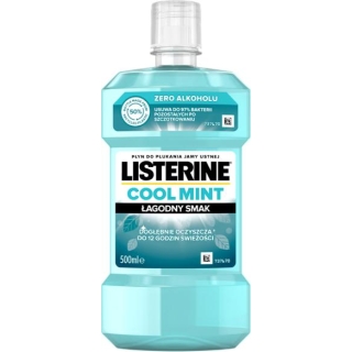 LISTERINE Cool Mint Płyn do płukania łagodny smak, 500 ml - zdjęcie poglądowe #1