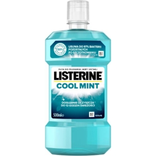 LISTERINE Cool Mint Płyn do płukania jamy ustnej, 500 ml - zdjęcie poglądowe #1