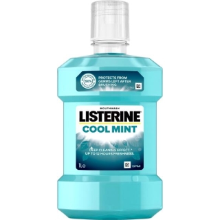 LISTERINE Cool Mint płyn do płukania jamy ustnej, 1000 ml - zdjęcie poglądowe #1