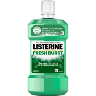 LISTERINE Fresh burst płyn do płukania jamy ustnej, 500 ml - zdjęcie poglądowe #1