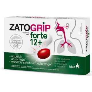 ZATOGRIP Forte, 15 tabletek - zdjęcie poglądowe #1