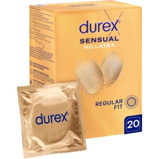 Durex Sensual No Latex Prezerwatywy nielateksowe 20szt. - zdjęcie poglądowe #1