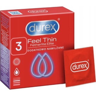 DUREX Fetherlite Elit prezerwatywy ultracienkie 3szt. - zdjęcie poglądowe #1
