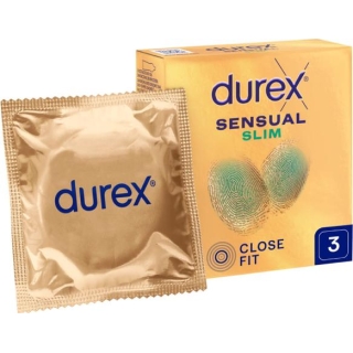 Durex Sensual Slim Prezerwatywy supercienkie 3szt. - zdjęcie poglądowe #1
