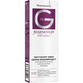 PHARMACERIS Regenovum krem do twarzy dermo-regenerujący peptydowy 50ml