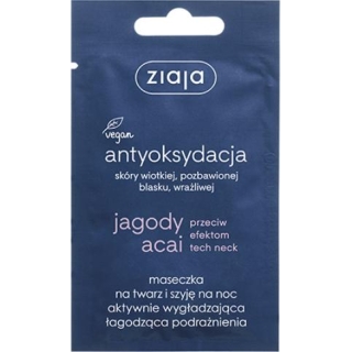 ZIAJA Jagody Acai maska wygładzająco-łagodząca, 7ml - zdjęcie poglądowe #1