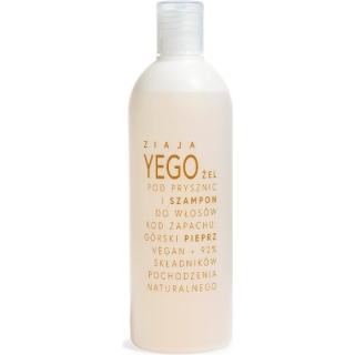 Ziaja Yego Żel-szampon pod prysznic górski pieprz, 400ml - zdjęcie poglądowe #1