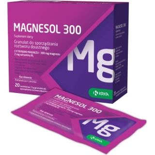 Magnesol 300, proszek do sporządzania roztworu, 20 saszetek - zdjęcie poglądowe #1