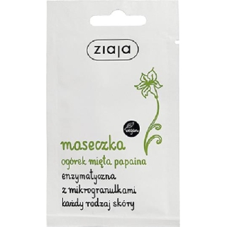 ZIAJA Ogórek Mięta Maseczka enzymatyczna, 7ml - zdjęcie poglądowe #1