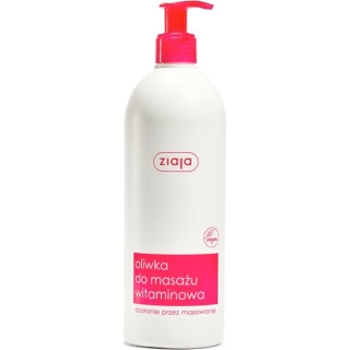 ZIAJA Oliwka do masażu witaminowa, 500ml - zdjęcie poglądowe #1