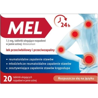 MEL, 7,5mg, 20 tabletek - zdjęcie poglądowe #1