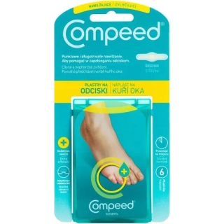 COMPEED Plastry nawilżające na odciski średnie, 6 sztuk - zdjęcie poglądowe #1
