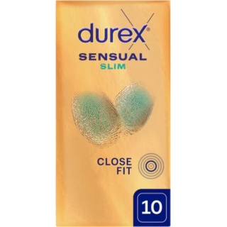 DUREX Sensual Slim prezerwatywy supercienkie, 10 sztuk - zdjęcie poglądowe #1
